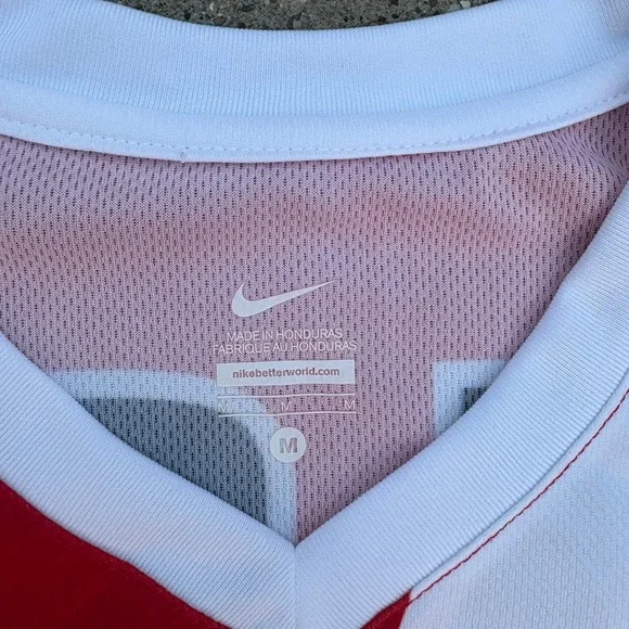 Nike Legacy FC‎ Soccer Jersey Red White Number 10 Women's Medium - Picture 3 of 4